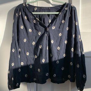 Floral Abercrombie Long-Sleeve